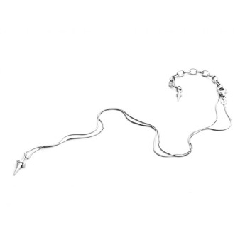 Collana Uomo Cesare Paciotti collezione Full Silver Smoothness – JPCL2142B