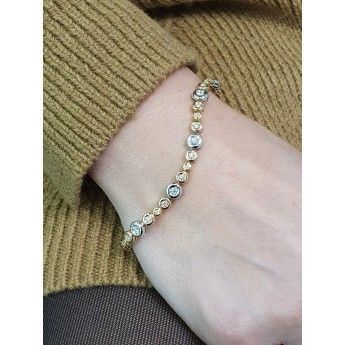 Bracciale Donna CRIERI in oro e diamanti collezione Ritmo - BTSRIK110WG8180