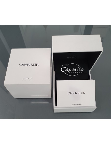 Orologio Uomo Calvin Klein K2G211C6 – Orologio solo tempo al quarzo cinturino in pelle collezione City