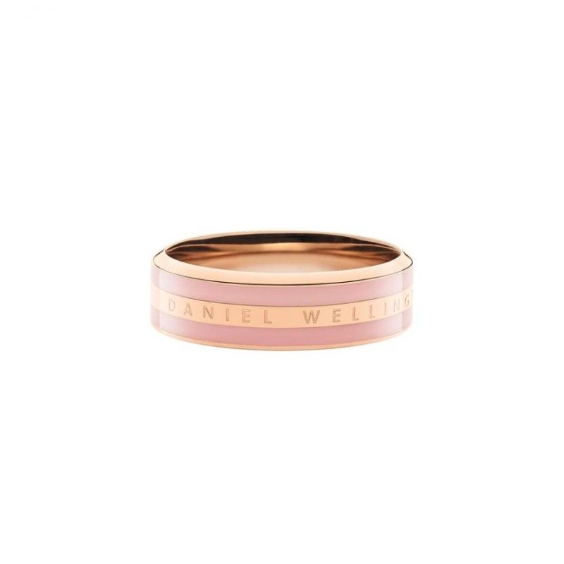 Anello Donna Daniel Wellington DW00400065 – Anello acciaio inox placcatura pvd oro rosa collezione Emalie Ring misura 18