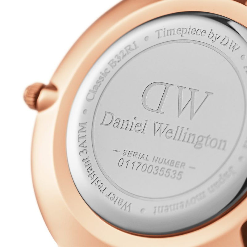 Orologio Donna Daniel Wellington DW00100161 - Orologio solo tempo acciaio rosè collezione Petite Melrose 32 mm