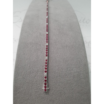 Bracciale Donna GIORGIO VISCONTI in oro con rubini e diamanti  -  BR38296ER