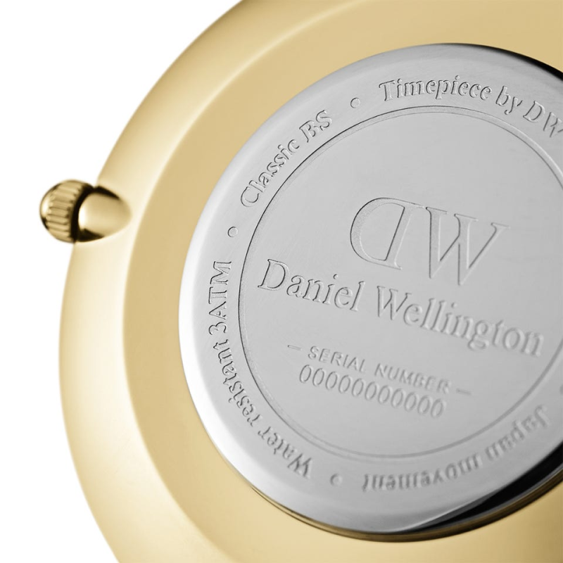Orologio Unisex Daniel Wellington DW00100346 solo tempo 36 mm con movimento al quarzo collezione Petite Evergold