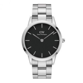 Orologio Uomo Daniel Wellington DW00100342 - Orologio solo tempo acciaio silver collezione Iconic Link 40 mm