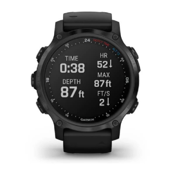 Orologio Uomo Garmin 010-02403-04 – Orologio Smartwatch collezione Descent MK2S 43 mm e cinturino in silicone nero