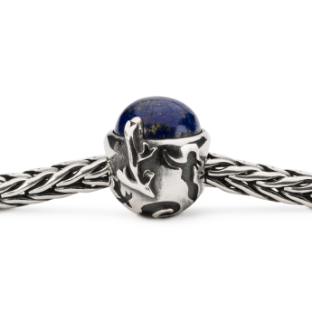 Beads Trollbeads “Doni dell’Oceano” TAGBE-00278 in argento 925 e lapislazzuli blu collezione Trollbeads Day 2021