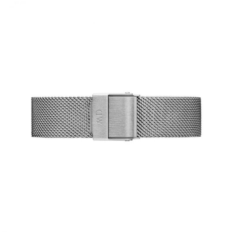 Cinturino Donna Daniel Wellington DW00200140 in acciaio maglia milano silver 14 mm collezione Petite Sterling