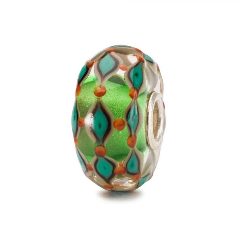 Beads Trollbeads TGLBE-20134 “Prato Verde” in vetro