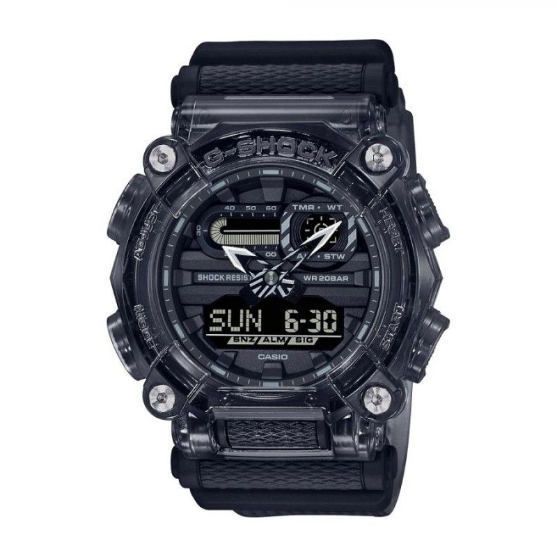 Orologio Uomo Casio GA-900SKE-8AER multifunzione analogico e digitale collezione G-Shock