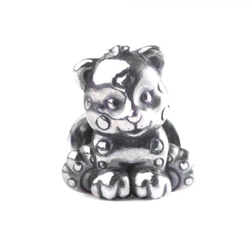 Beads Trollbeads TAGBE-30164 “Leopardo Innamorato” in argento 925 collezione Thun by Trollbeads