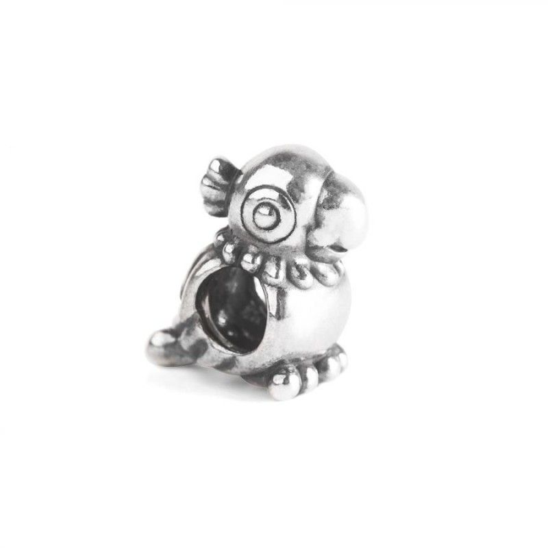 Beads Trollbeads TAGBE-30165 “Pappagallo Tropicale” in argento 925 collezione Thun by Trollbeads