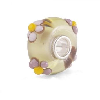 Beads Trollbeads TGLBE-20272 “Bouquet Tropicale” in vetro collezione Thun by Trollbeads