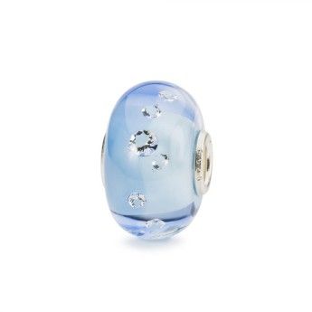 Beads Trollbeads TGLBE-00209 “Diamante del Sogno” in vetro con 13 zirconi cubici - Limited Edition