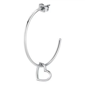 Mono Orecchino Donna La Petite Story LPS02AQM15 in acciaio rodiato collezione Single Earrings