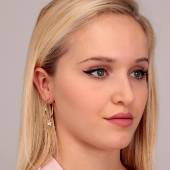 Mono Orecchino Donna La Petite Story LPS02ARQ178 in ottone dorato collezione Single Earrings