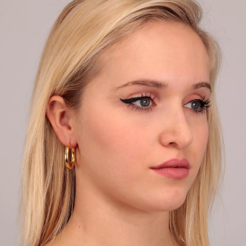 Mono Orecchino Donna La Petite Story LPS02ARQ185 in acciaio dorato collezione Single Earrings