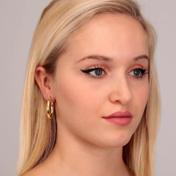 Mono Orecchino Donna La Petite Story LPS02ARQ187 in acciaio dorato collezione Single Earrings