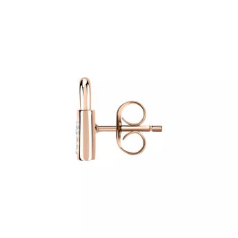 Mono Orecchino Donna La Petite Story LPS02ASD03 in acciaio rosè collezione Love