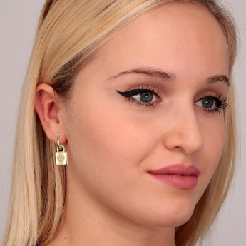 Mono Orecchino Donna La Petite Story LPS02ASD07 in acciaio dorato collezione Love