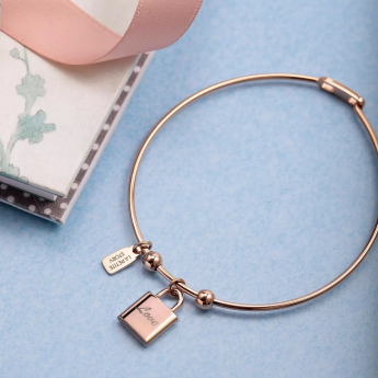 Bracciale Donna La Petite Story LPS05ASD016 in acciaio rosè collezione Love