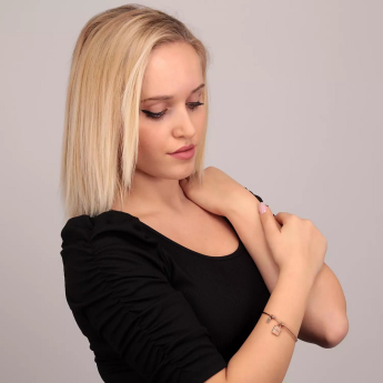 Bracciale Donna La Petite Story LPS05ASD016 in acciaio rosè collezione Love