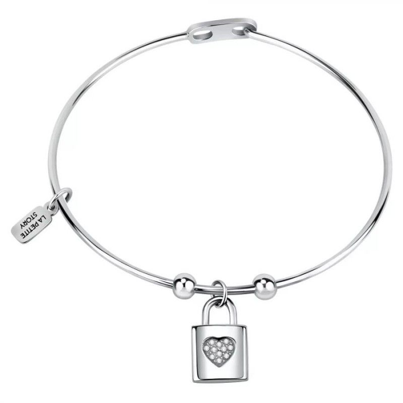 Bracciale Donna La Petite Story LPS05ASD15 in acciaio rodiato collezione Love