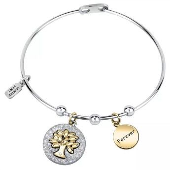 Bracciale Donna La Petite Story LPS05ASF25 in acciaio rodiato collezione Family