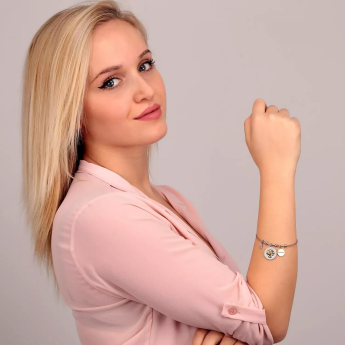 Bracciale Donna La Petite Story LPS05ASF25 in acciaio rodiato collezione Family