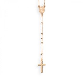 Collana Donna Amen CRO25R in argento 925 rosè collezione Rosari