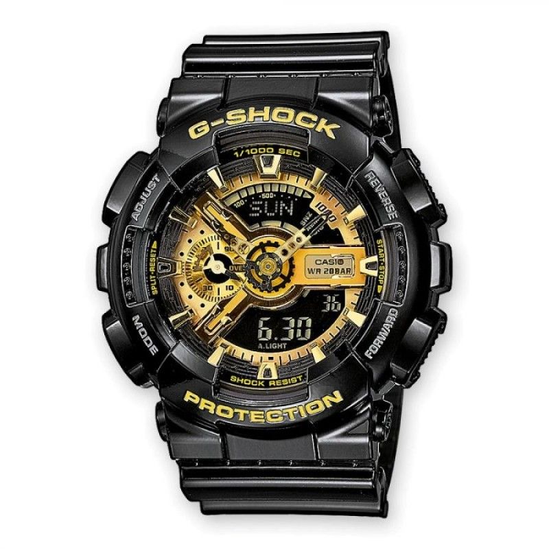 Orologio Uomo Casio GA-110GB-1AER multifunzione analogico/digitale con movimento al quarzo collezione G-Shock