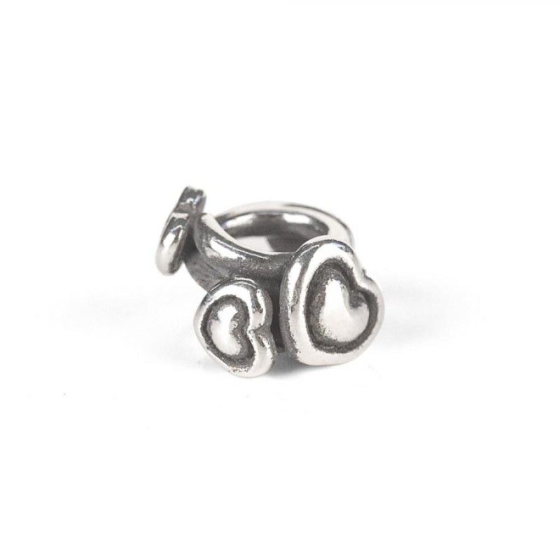 Beads Trollbeads TAGBE-10243 “Intreccio di Cuori” in argento 925 collezione Thun by Trollbeads