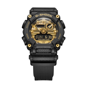 Orologio Uomo Casio GA-900AG-1AER multifunzione analogico/digitale con movimento al quarzo collezione G-Shock