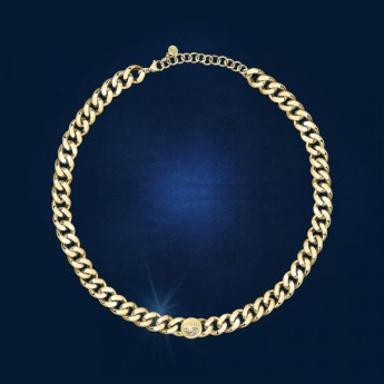 Collana Donna Chiara Ferragni J19AUW45 con placcatura pvd gold e centrale con logo collezione Chain