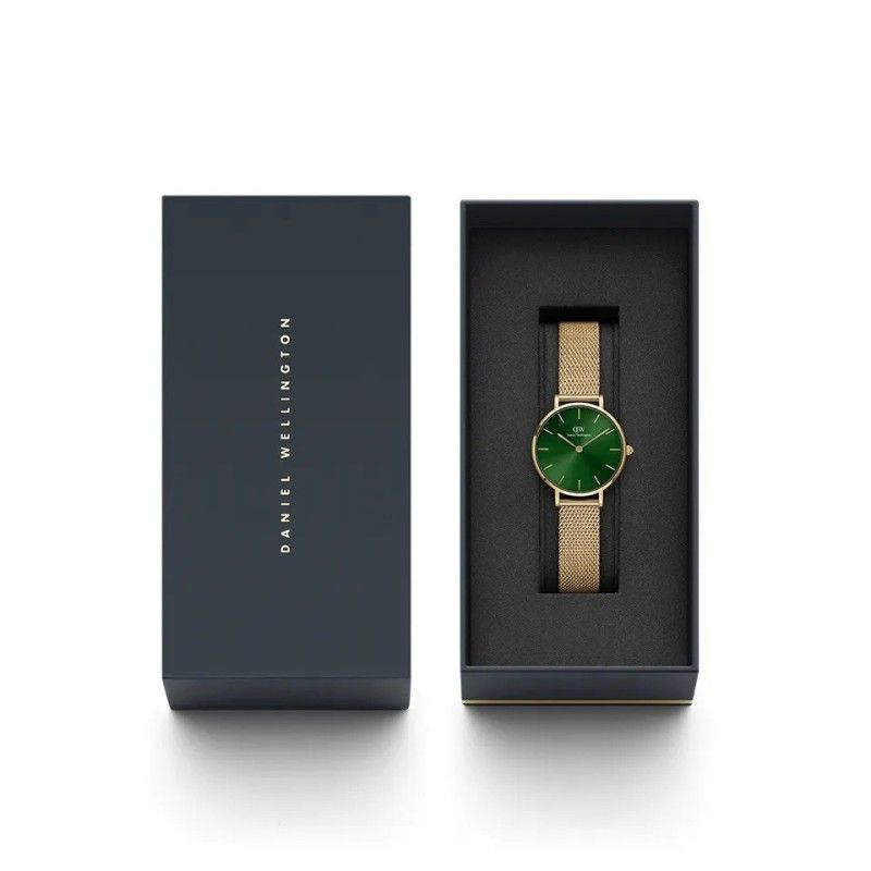 Orologio Donna Daniel Wellington DW00100479 solo tempo 28 mm con movimento al quarzo collezione Petite Emerald