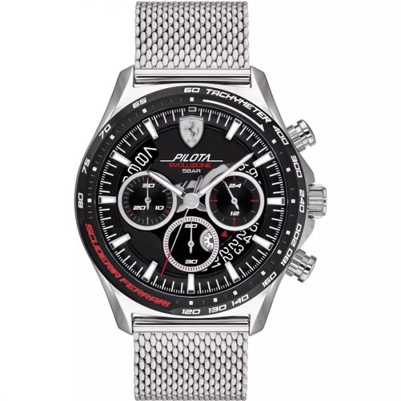Orologio Uomo Scuderia Ferrari FER0830826 cronografo analogico con movimento al quarzo collezione Pilota Evo