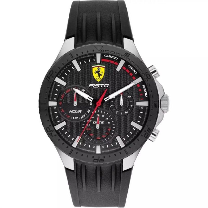 Orologio Uomo Scuderia Ferrari FER0830853 multifunzione analogico con movimento al quarzo collezione Pista