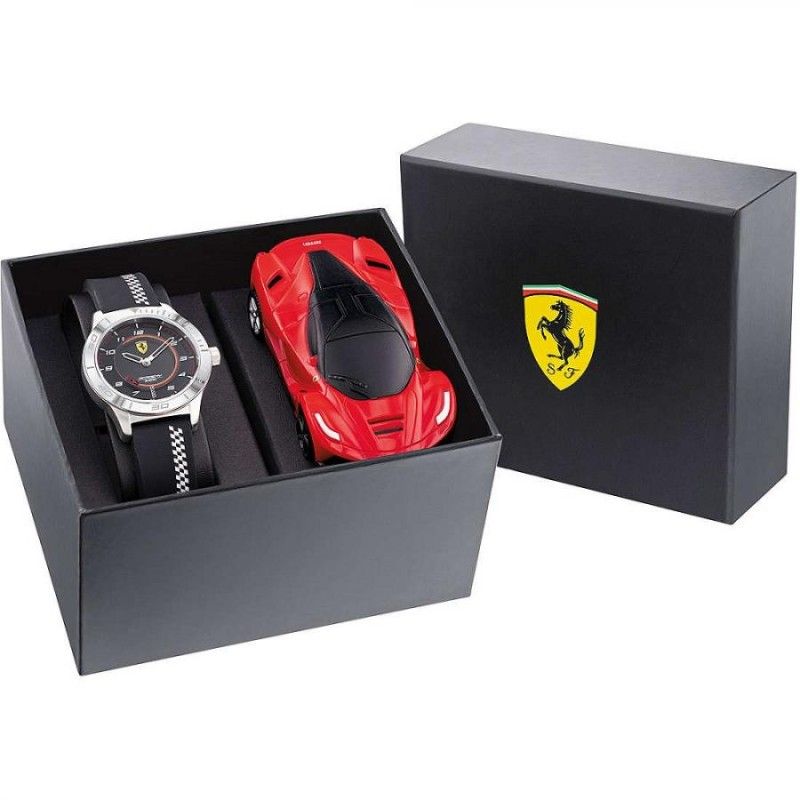 Orologio Bambino Scuderia Ferrari FER0870053 solo tempo analogico con movimento al quarzo collezione Academy Special Pack