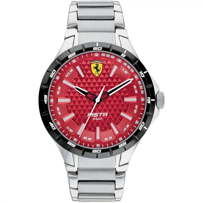 Orologio Uomo Scuderia Ferrari FER0830865 solo tempo analogico con movimento al quarzo collezione Pista