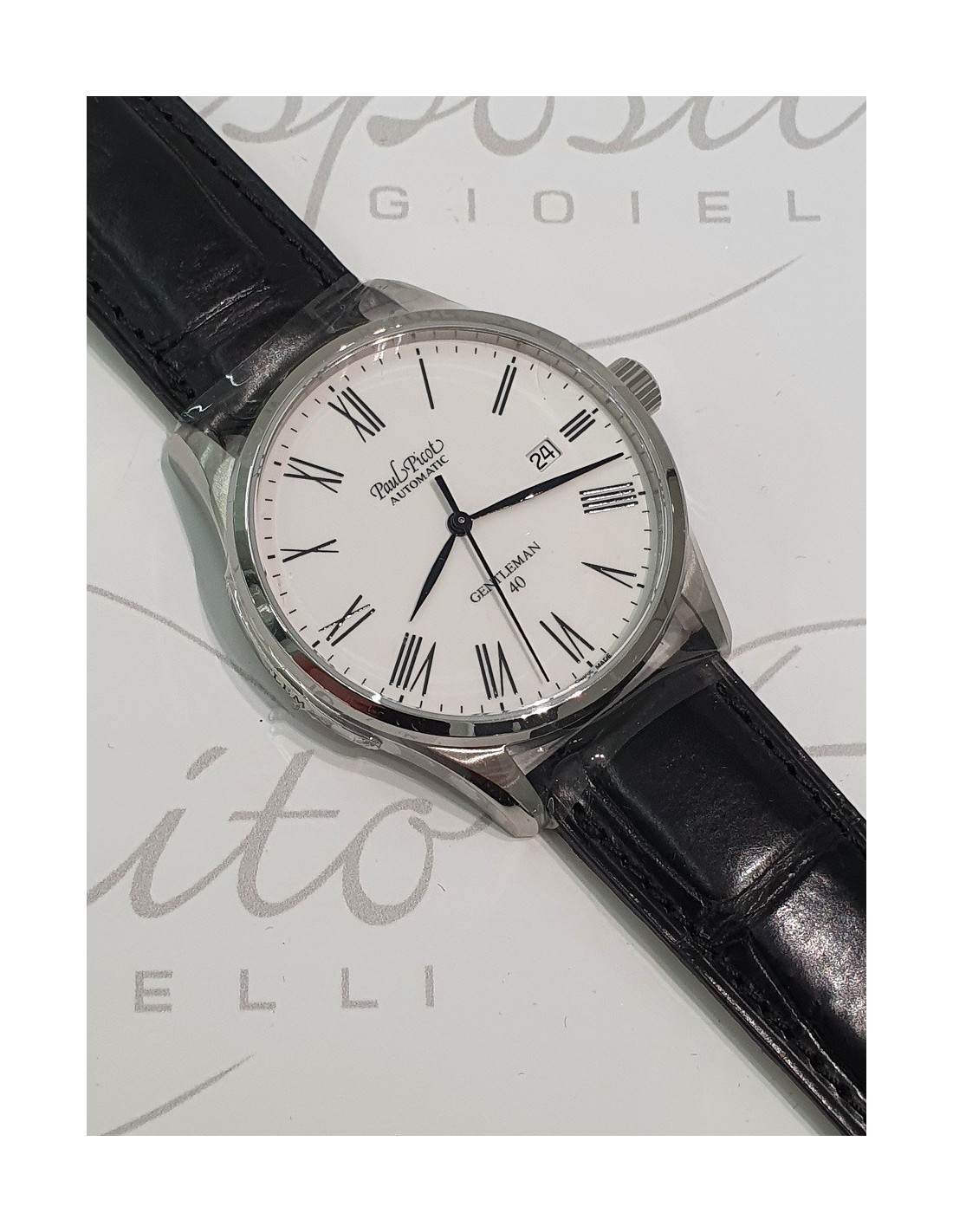 Orologio Uomo Paul Picot N4104/C solo tempo con movimento automatico Swiss Made collezione Orologio Uomo Paul Picot N4104/C solo tempo con movimento automatico Swiss Made collezione