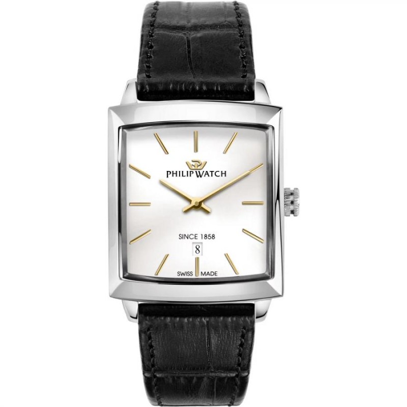 Orologio Uomo Philip Watch R8251213003 solo tempo analogico con movimento al quarzo Swiss Made collezione Newport