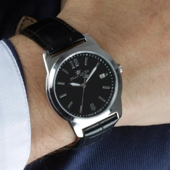 Orologio Uomo Philip Watch R8251495001 solo tempo analogico con movimento al quarzo Swiss Made collezione Timeless