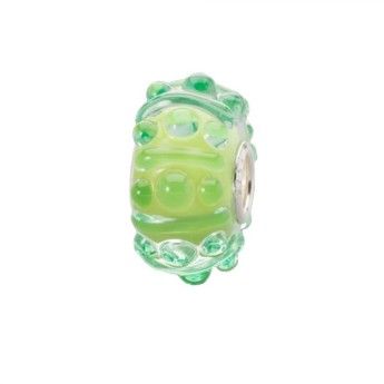 Beads Trollbeads TGLBE-20118 “Verde Tropicale” in vetro Limited Edition