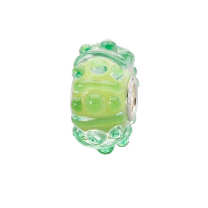Beads Trollbeads TGLBE-20118 “Verde Tropicale” in vetro Limited Edition