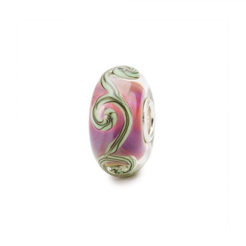 Beads Trollbeads TGLBE-20122 “Tracce Viola” in vetro Limited Edition