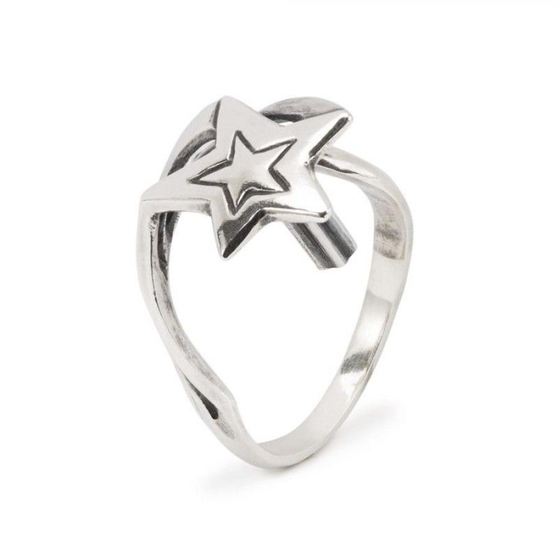 Anello Trollbeads TAGRI-00517 “Desiderio di Stella” in argento 925 misura 14