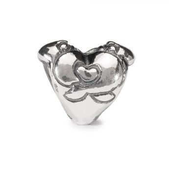 Beads Trollbeads TAGBE-10007 “Abbraccio del Cuore” in argento 925