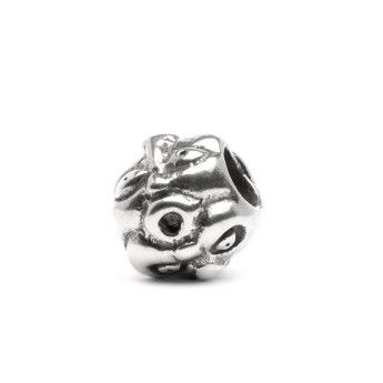 Beads Trollbeads TAGBE-10046 “Facce” in argento 925