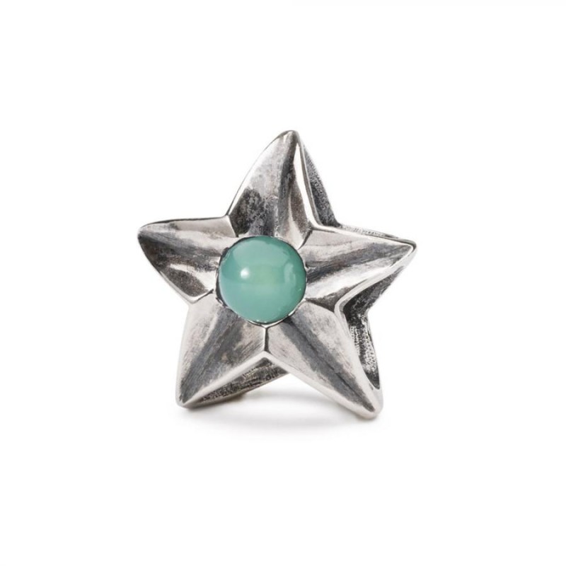 Beads Trollbeads TAGBE-00262 “Stella della Gioia” in argento 925 e pietra preziosa
