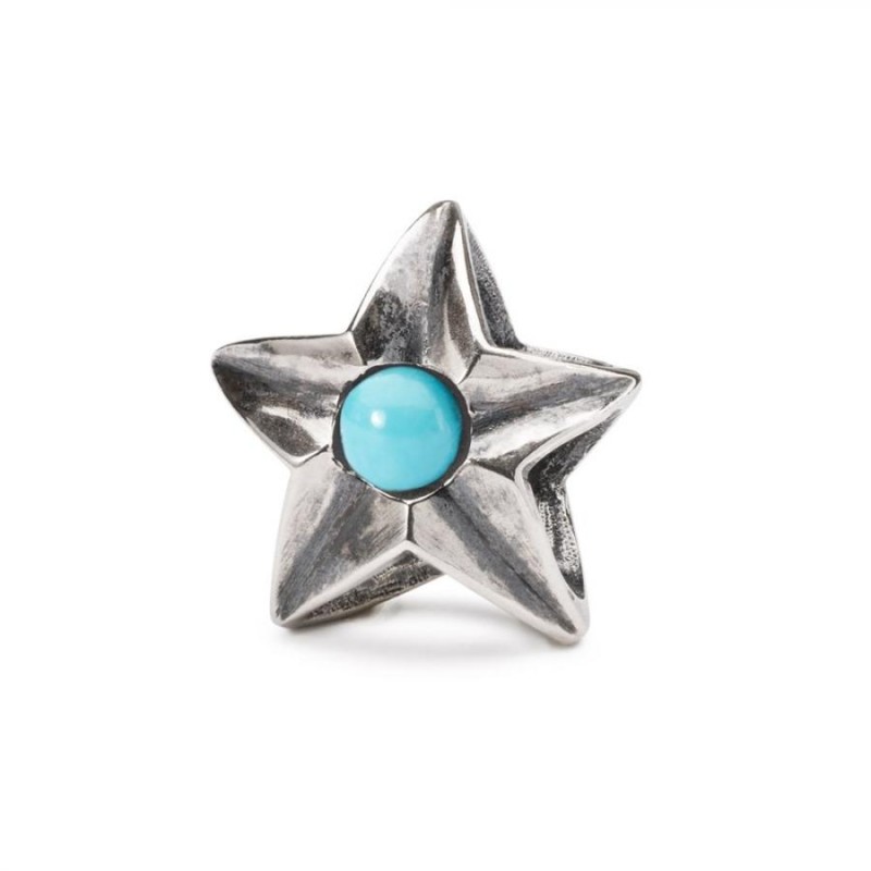 Beads Trollbeads TAGBE-00271 “Stella della Creatività” in argento 925 e pietra preziosa