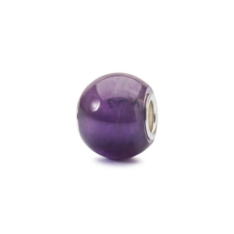 Beads Trollbeads TSTBE-00025 ”Ametista Rotonda” in pietra preziosa